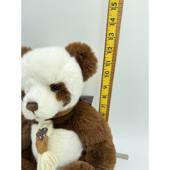 Charlie Bears 2020 Albie Brown White Panda 15" Fully Jointed By Isabelle Lee HTF - Picture 15 of 16